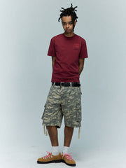 エンブレムプリント半袖Tシャツ