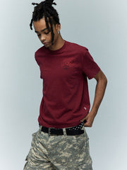 エンブレムプリント半袖Tシャツ