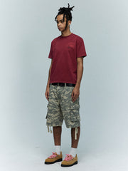 エンブレムプリント半袖Tシャツ