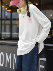 アイビープリント長袖Tシャツ