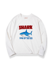 製品画像: アメリカンヴィンテージシャークプリントロングスリーブTシャツの全体像