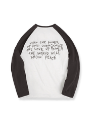 製品画像: アメリカンヴィンテージラグランスリーブ長袖Tシャツの正面図