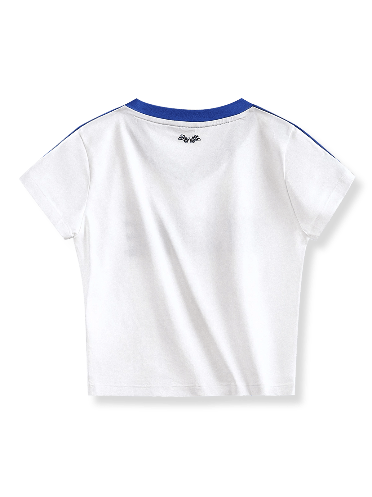 アメリカンベーシックコントラストカラーショートスリーブTシャツ正面展示