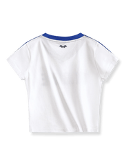 アメリカンベーシックコントラストカラーショートスリーブTシャツ正面展示