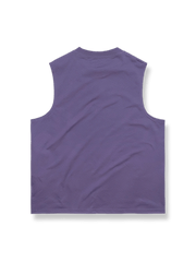 超快適ソロナ長繊維コットン混紡ノースリーブTシャツ正面図