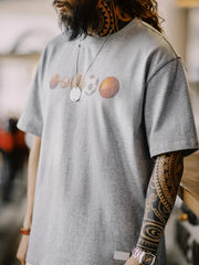 アメリカンヴィン テージボール エレメント デジタルプリントTシャツ