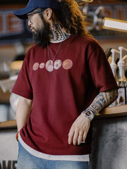 アメリカンヴィン テージボール エレメント デジタルプリントTシャツ