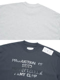 【予約】ウォッシュドピマコットンスローガンTシャツ