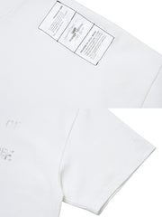 【予約】ウォッシュドピマコットンスローガンTシャツ