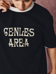 カーカルチャー プリントロールエッジTシャツ