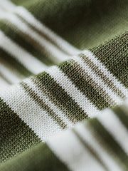 カラーブロックストライプ長袖Tシャツ