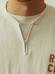 アイビースタイル ワッフル織り長袖Tシャツ