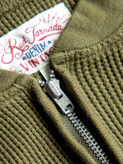 アイビースタイル ワッフル織り長袖Tシャツ