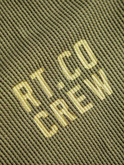 アイビースタイル ワッフル織り長袖Tシャツ