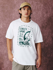 ウィンドサーフィンプリント半袖Tシャツ