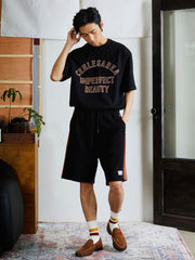 クラシックレトロ 文字プリント Tシャツ