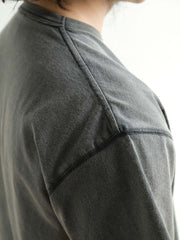 ウォッシュ スノーフレーク ヴィンテージ風 半袖Tシャツ