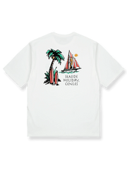 製品画像: シーサイドホリデープリントTシャツの正面図