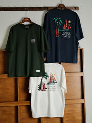 シーサイドホリデープリントTシャツ