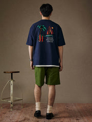 シーサイドホリデープリントTシャツ