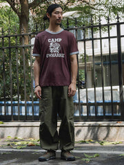 アメカジプリント クルーネックTシャツ