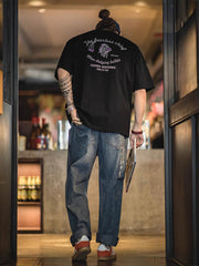 イーグルフェザークラウン プリントTシャツ