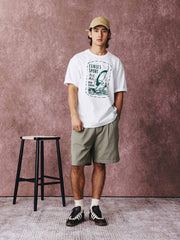 ウィンドサーフィンプリント半袖Tシャツ