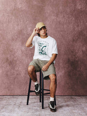 ウィンドサーフィンプリント半袖Tシャツ