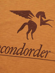 Tシャツの胸ポケットとインディアンチーフプリントのディテール