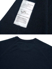 ジャカード配色ワッフルTシャツ