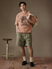 『店舗コーナー』ヴィンテージプリント半袖Tシャツ