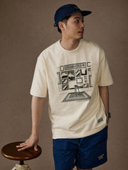 『店舗コーナー』ヴィンテージプリント半袖Tシャツ