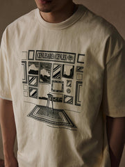 『店舗コーナー』ヴィンテージプリント半袖Tシャツ