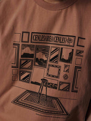 『店舗コーナー』ヴィンテージプリント半袖Tシャツ