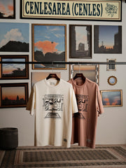 『店舗コーナー』ヴィンテージプリント半袖Tシャツ