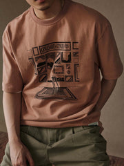 『店舗コーナー』ヴィンテージプリント半袖Tシャツ