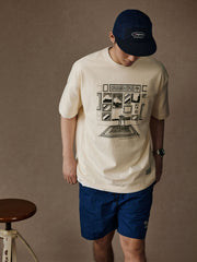 『店舗コーナー』ヴィンテージプリント半袖Tシャツ