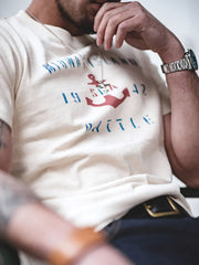 アンカープリント 半袖Tシャツ