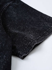 ハンドメイドカラーブロックパッチと刺繍のディテール