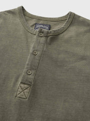 グリーン ヘンリー 半袖Tシャツ