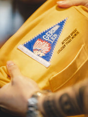 ェロニモ酋長・インディアン刺繍デザインTシャツ