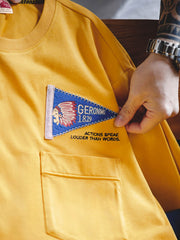 ェロニモ酋長・インディアン刺繍デザインTシャツ