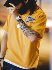 ェロニモ酋長・インディアン刺繍デザインTシャツ