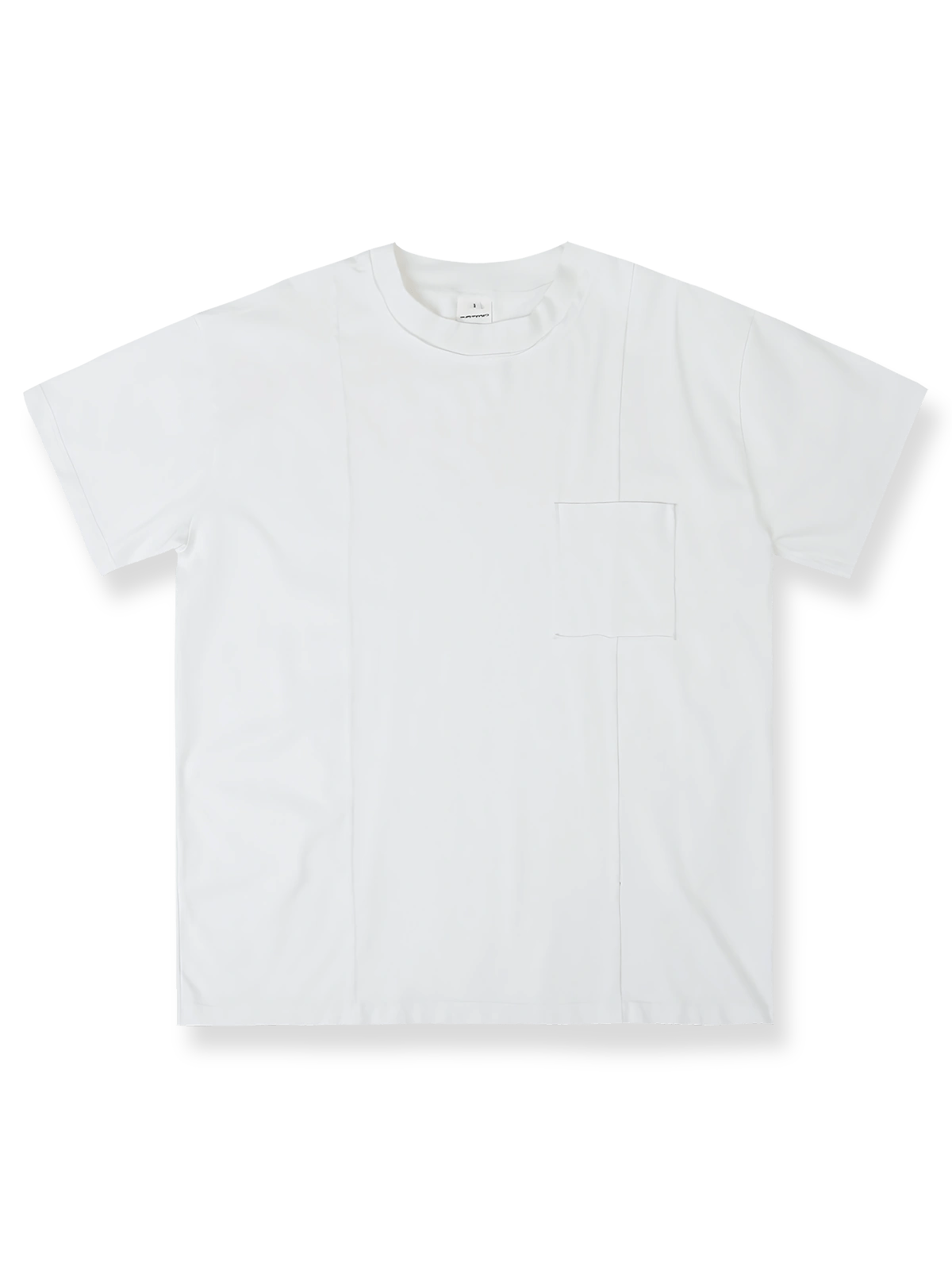 製品画像:アメリカン・ディストピア風カットエッジ半袖Tシャツ正面展示