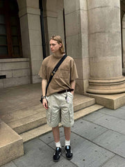 カットエッジ半袖Tシャツ