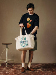 ウォーターカラープランツプリントTシャツ