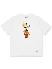 製品画像: ツイストジャカードポロシャツ全体像、クラシックなツイストデザインを展示。