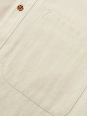 ツートーンパネルクラシックショートスリーブシャツ