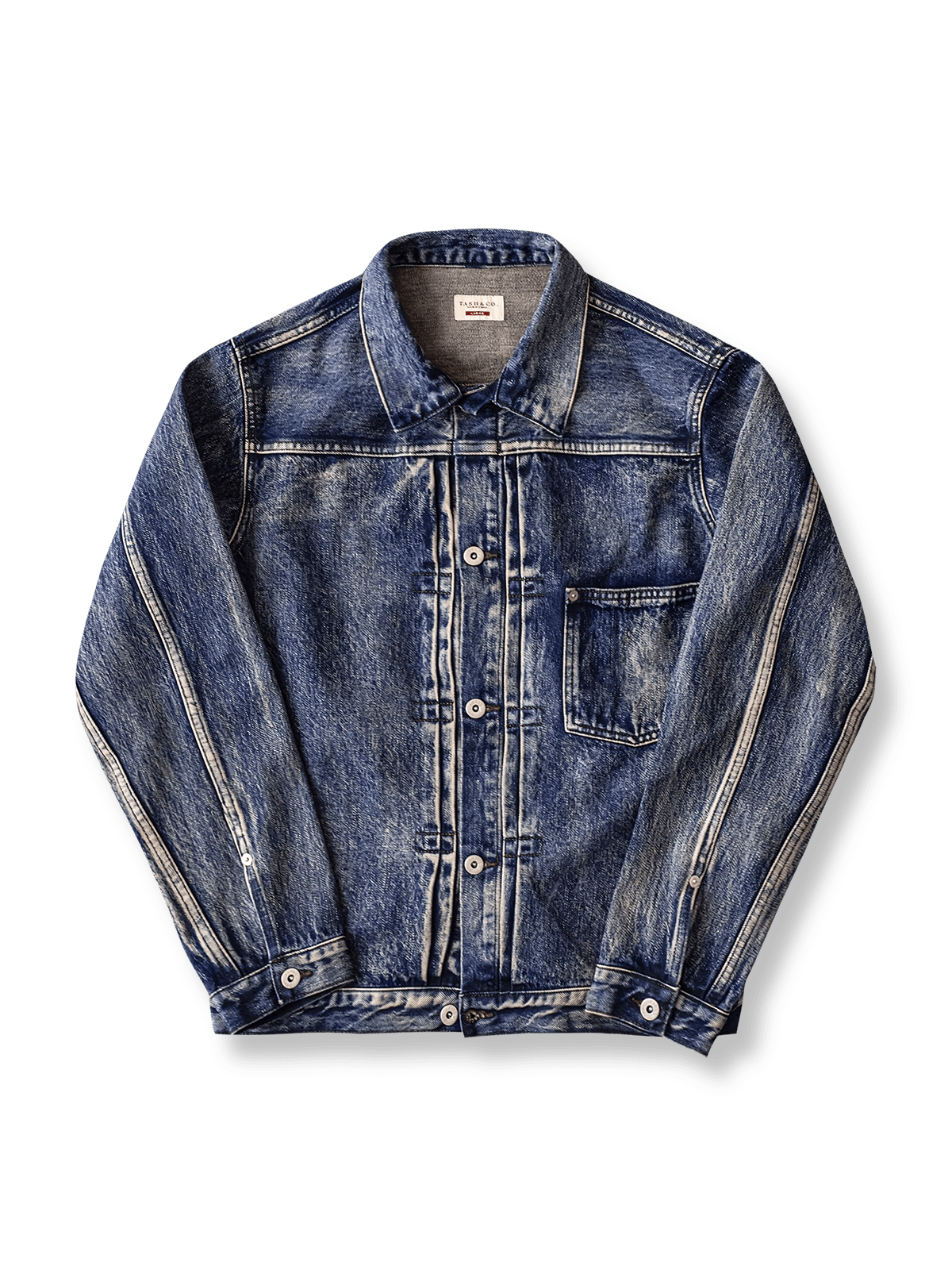 Type1ヘビーユーズドヴィンテージデニムジャケット。