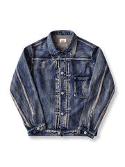 Type1ヘビーユーズドヴィンテージデニムジャケット。